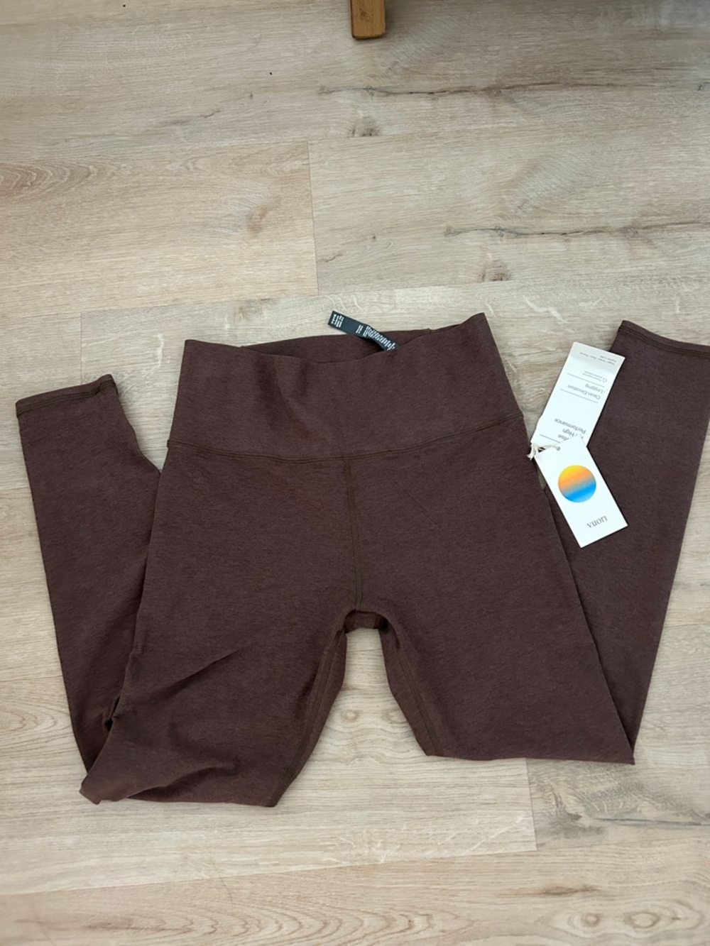 Vuori Brown High-Rise Leggings